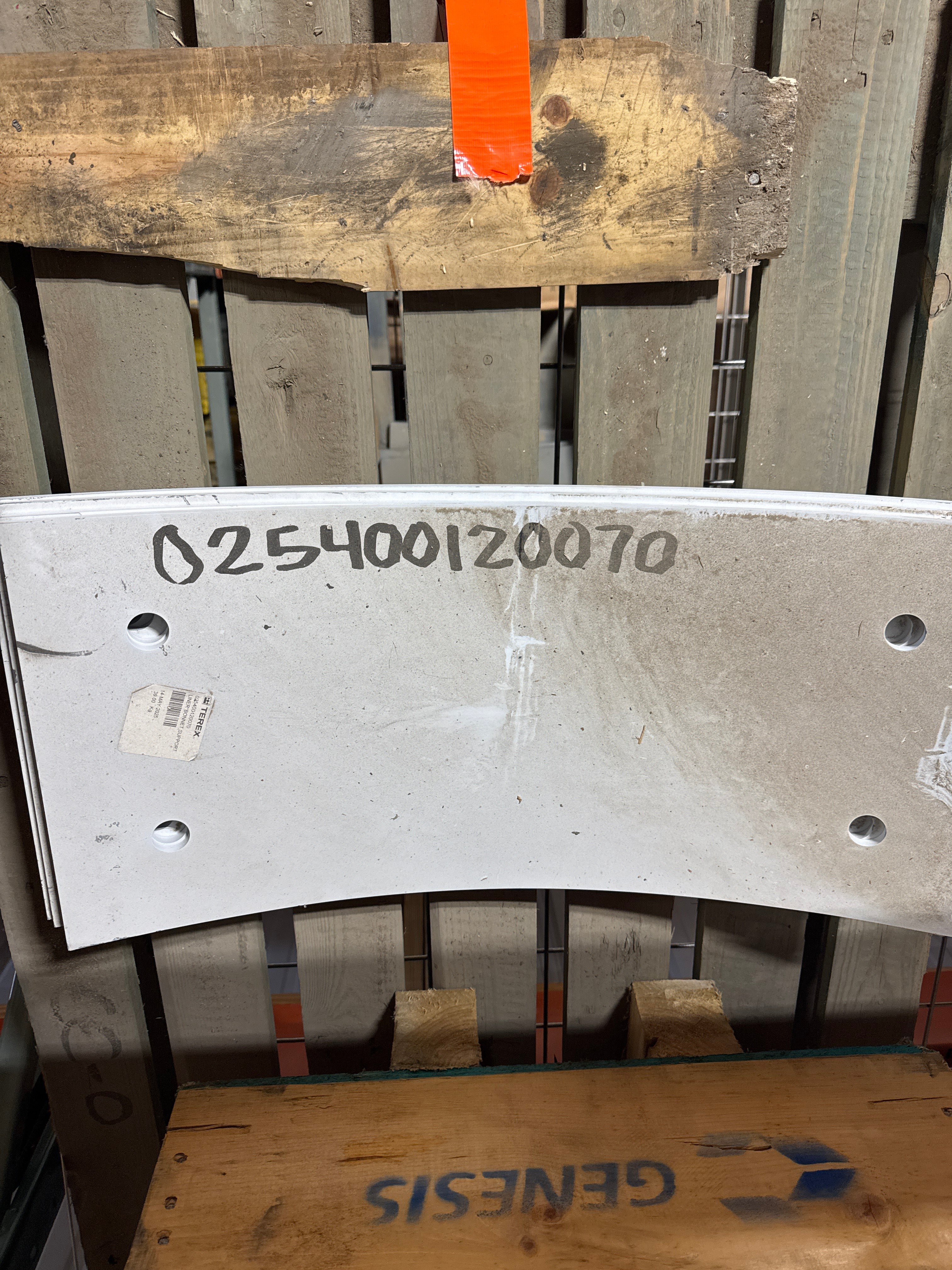 Cedarapids RC54 Cone Crusher Bonnet Support Liner 025400120070