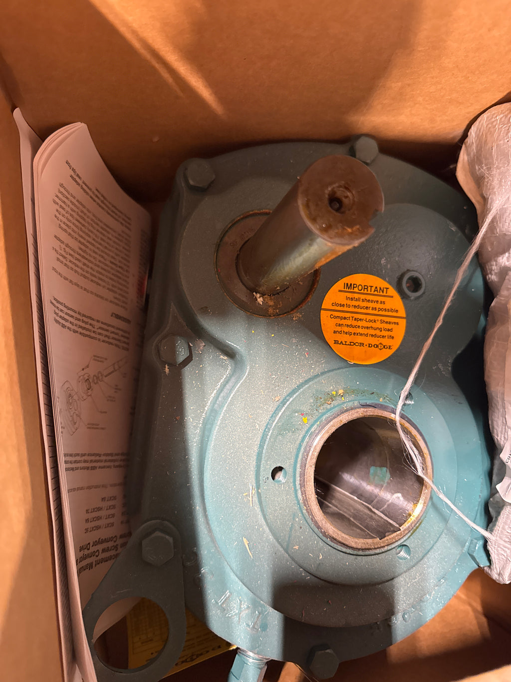 Luff TXT-325 Gear Reducer 05-00006