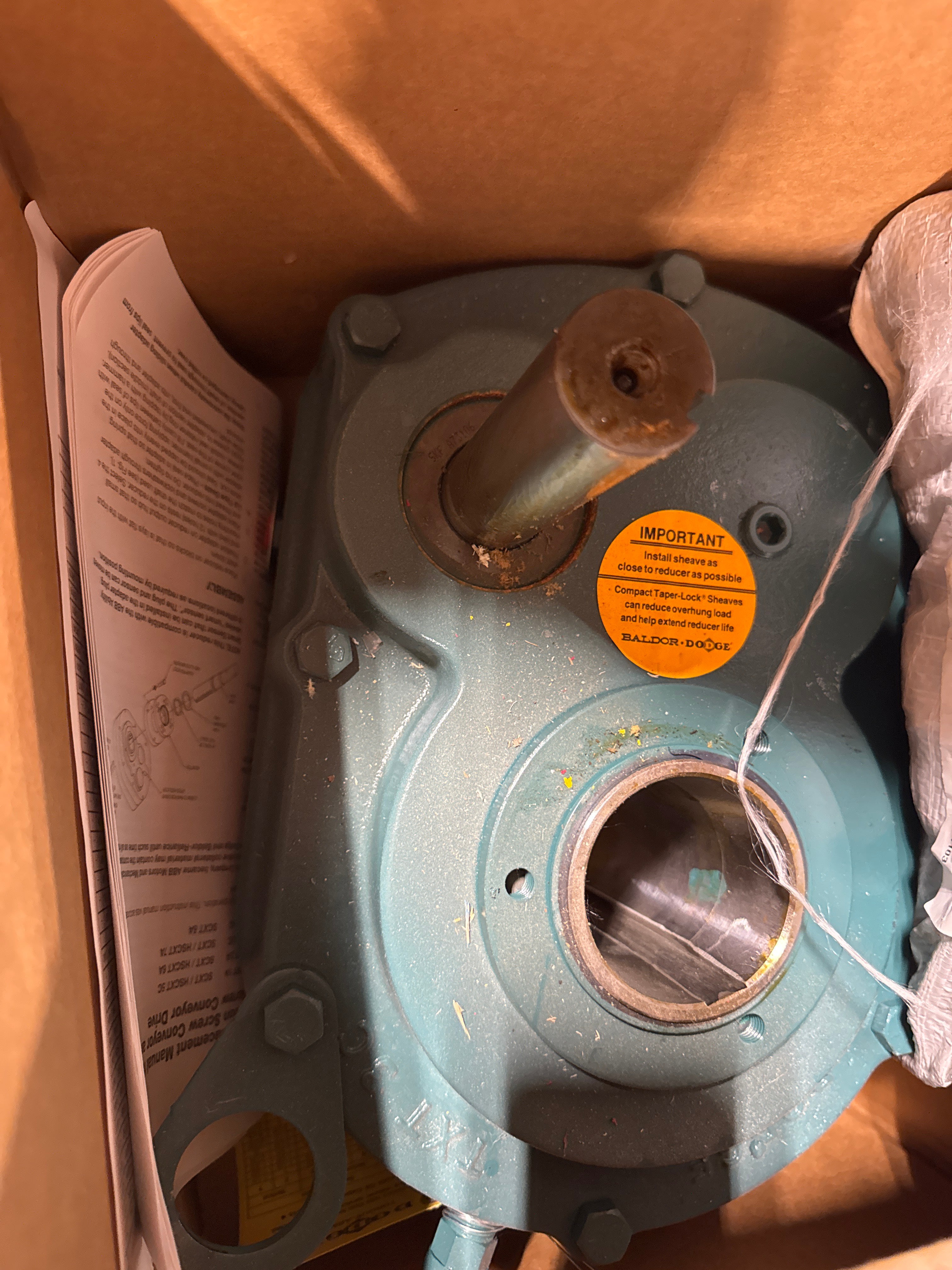 Luff TXT-325 Gear Reducer 05-00006