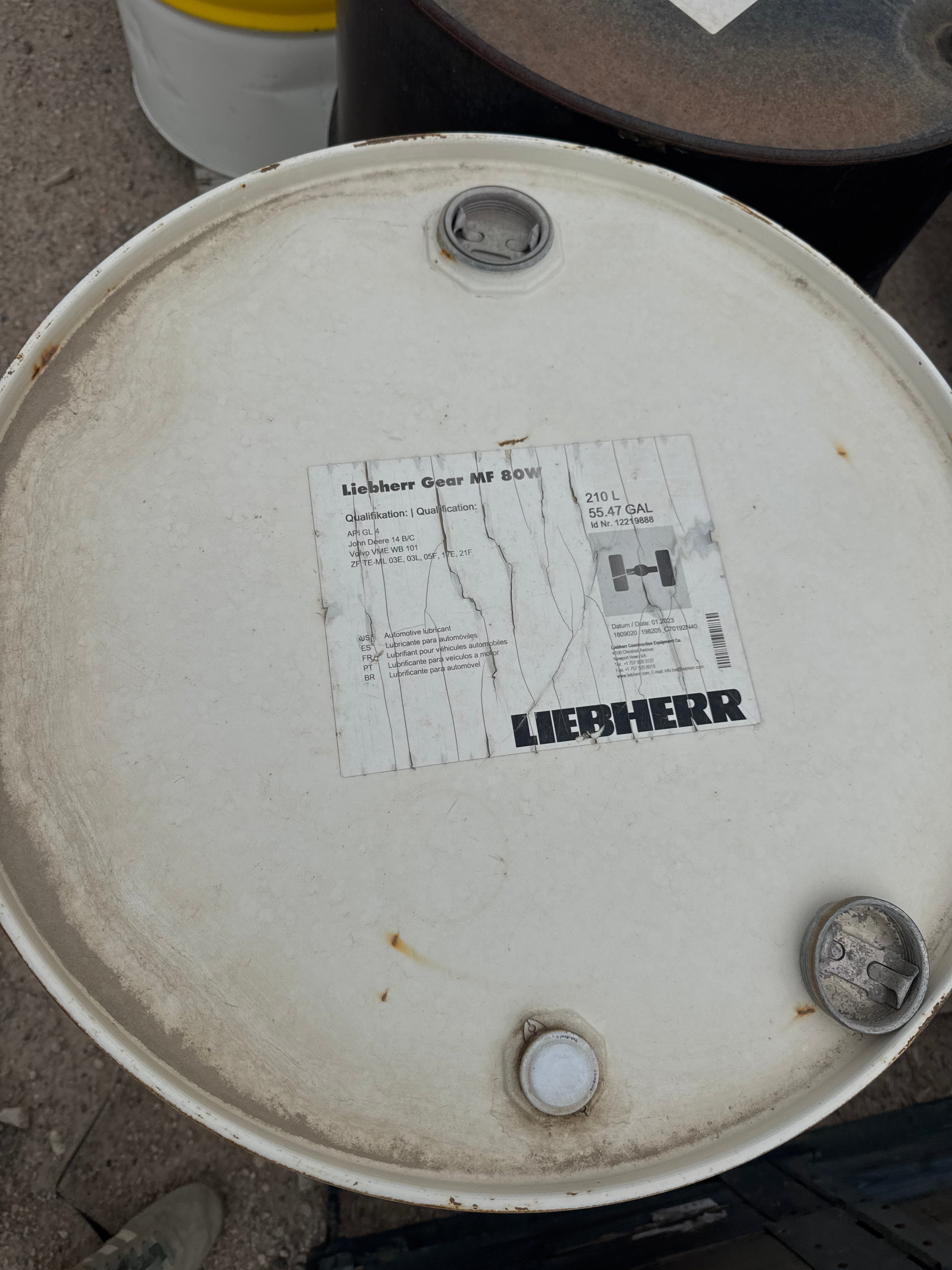 Liebherr Axle Gear Oil 12219888
