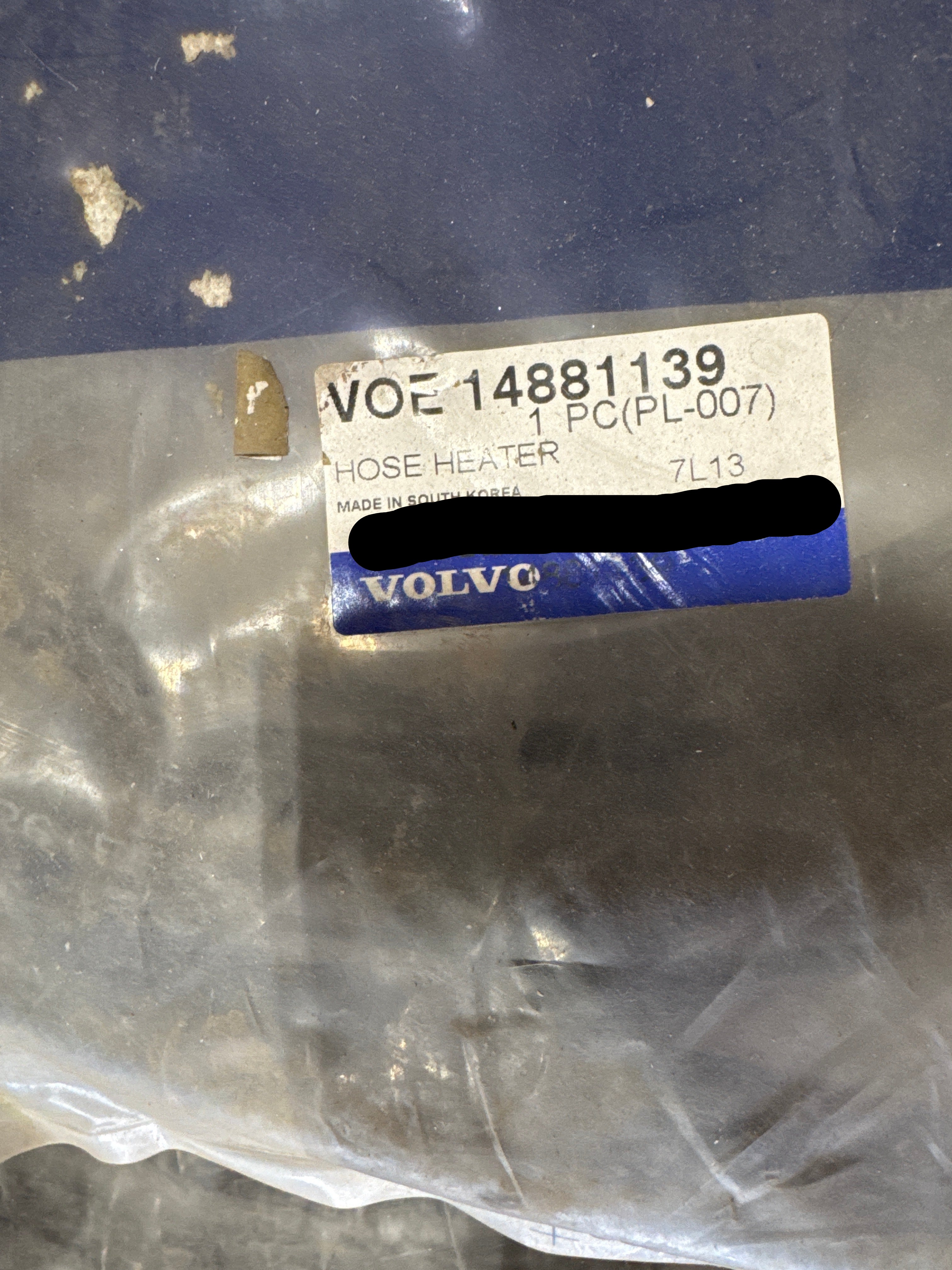 Volvo EC210C Hose 14881139