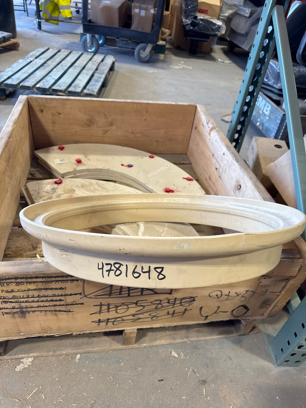 Volvo L60E Rim Flange 4781648