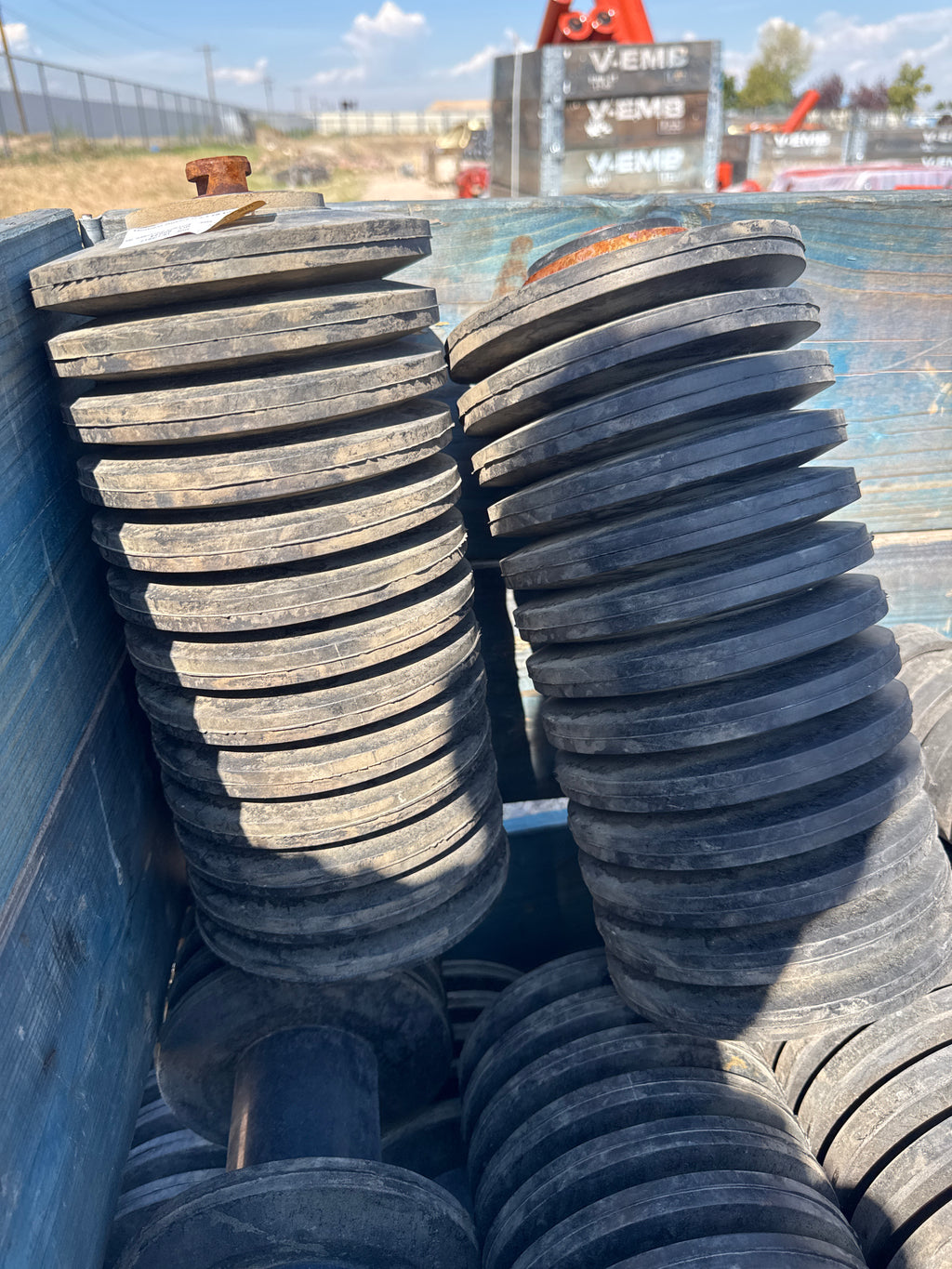Superior Conveyor 36" Impact Roller D6-EI-36