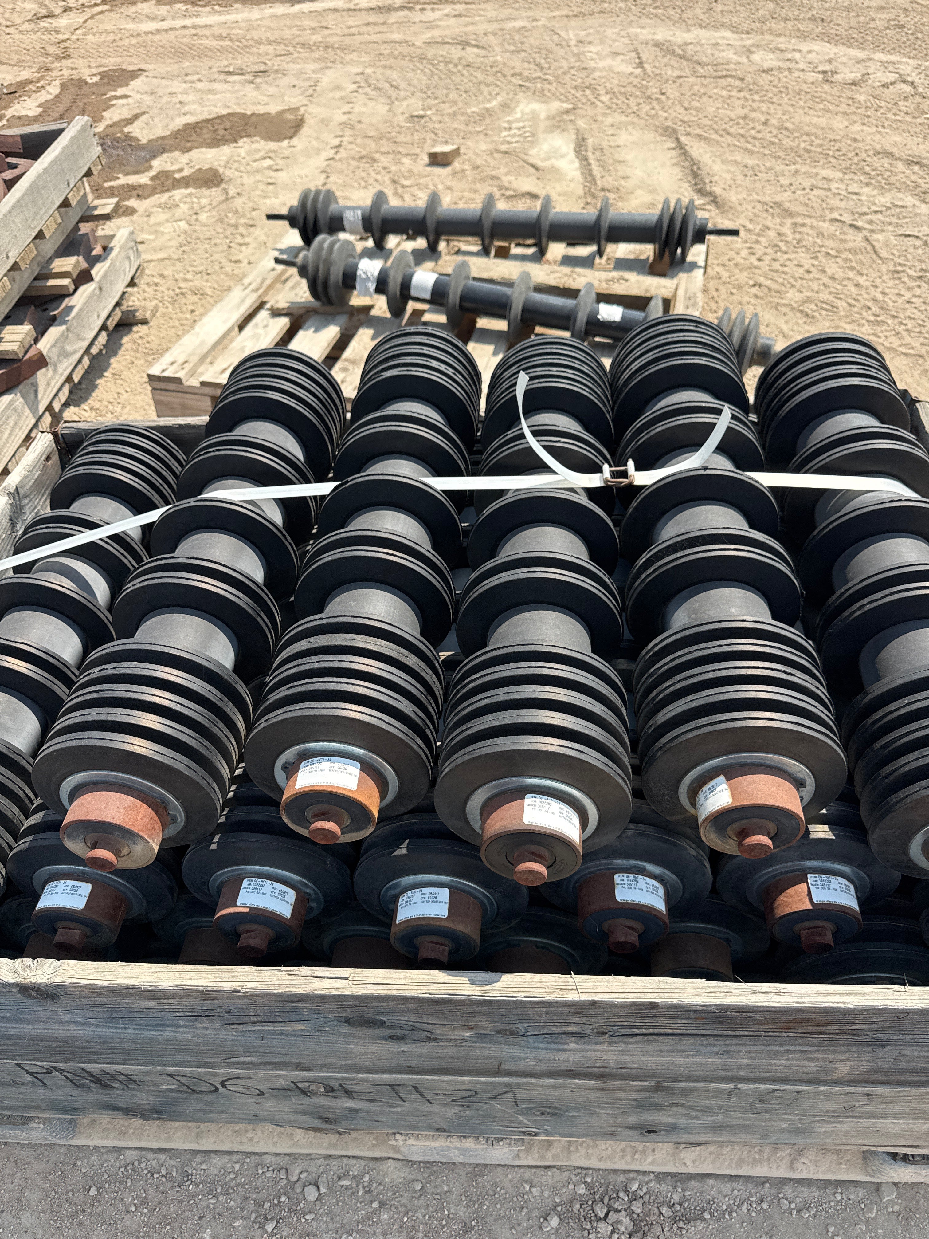 Superior Conveyor Return Impact Roller D6-RETI-24