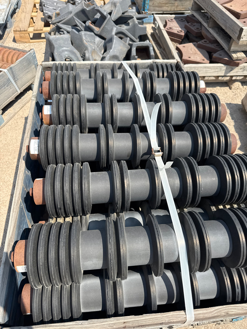 Superior Conveyor Return Impact Roller D6-RETI-24