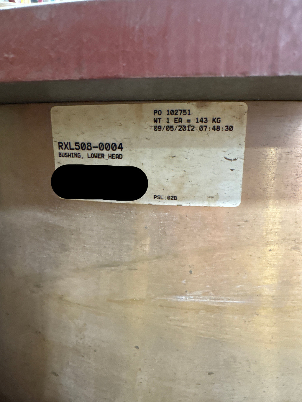Raptor XL500 Lower Head Bushing Assembly RXL508-5004