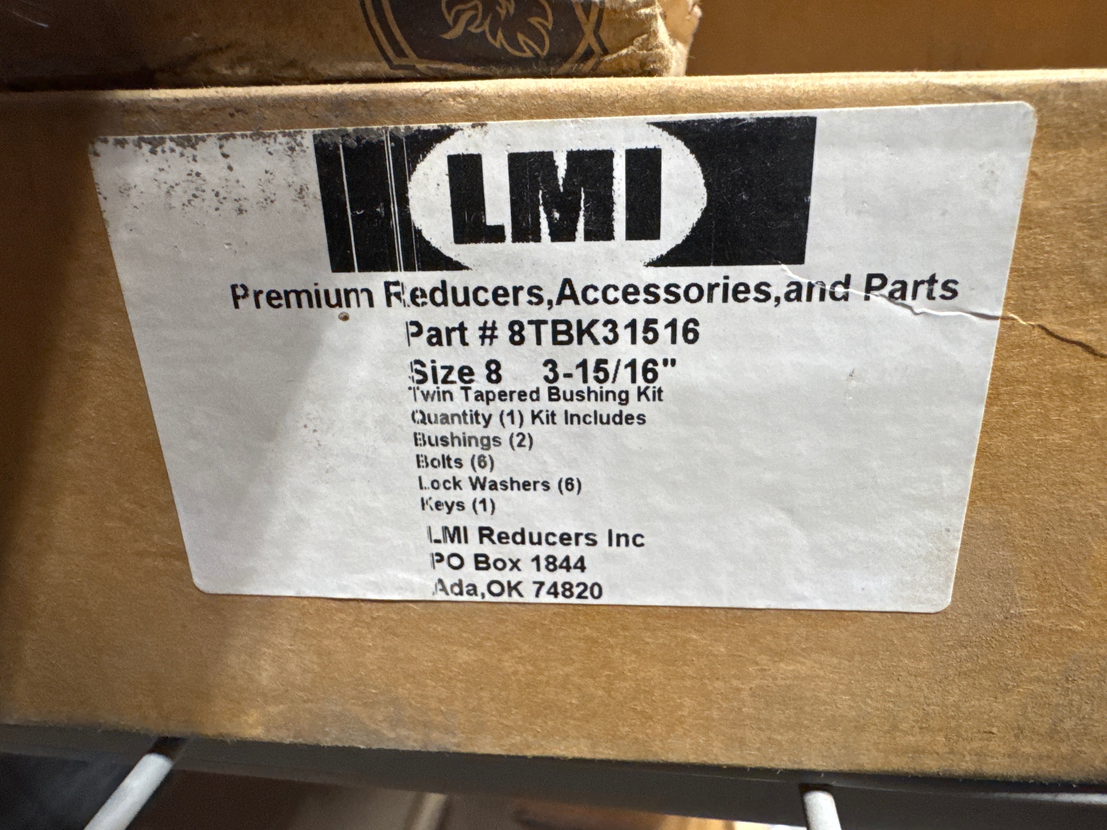 LMI Inc Bore Bushing TB831516
